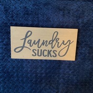 Laundry decor